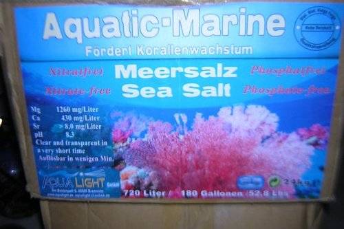 meerwasser aquatic marine meersalz